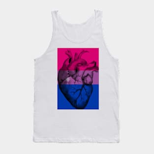 Bisexual Pride Anatomic Heart Tank Top